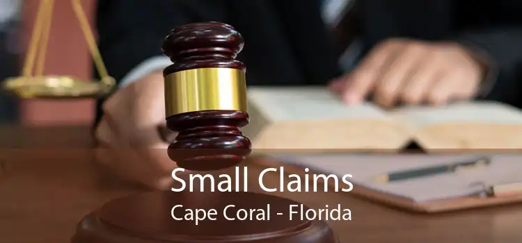 Small Claims Cape Coral - Florida
