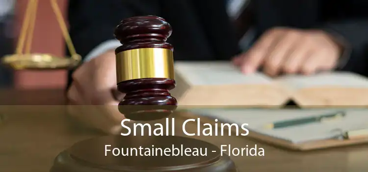 Small Claims Fountainebleau - Florida