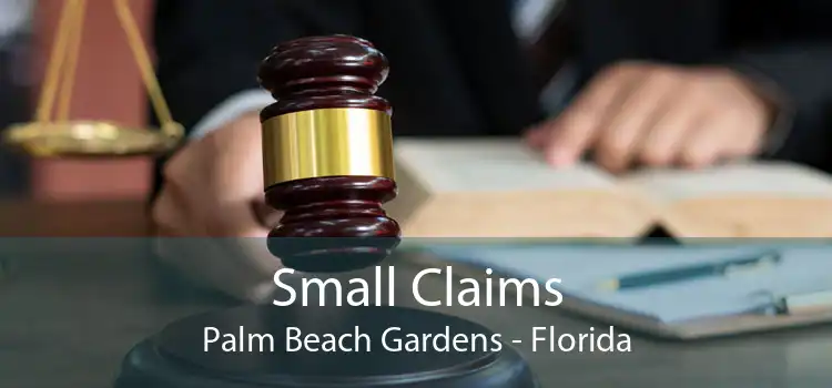 Small Claims Palm Beach Gardens - Florida